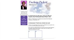 Desktop Screenshot of fuchsiapickett.com